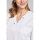 Leiber Slip-on Casaques for ladies, short sleeve, side/chest pockets, white, size XS-3XL