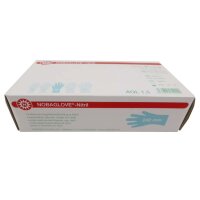 Noba NOBAGLOVE® Nitrile blue gloves, XS-XL, 100pcs