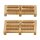 Behrend Joggiroll foot scroller, wood, double, 2 variants