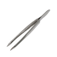 Behrend tweezers, nickel plated 8 cm, various tips