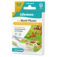 Lifemed® Wound plaster KIDS, 6cm x 0,5m, various patterns