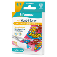 Lifemed® Wound plaster KIDS, 6cm x 0,5m, various patterns