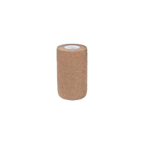 Nobarip, cohesive short-stretch bandage, brown, various sizes