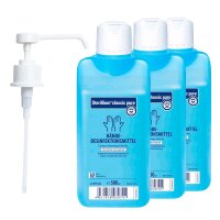 Bode Sterillium Classic Pure hand desinfection 3x 500ml,...