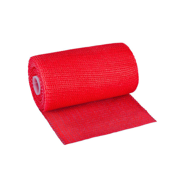 Nobalite, synthetic support bandage, made of glass fiber fabric, red, different sizes
