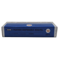 Feather disposable scalpels, sterile, 20 pieces, various figures