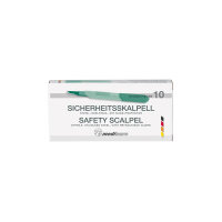 Mediware safety scalpels, disposable, sterile, 10 pieces,...