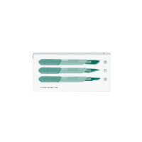 Mediware safety scalpels, disposable, sterile, 10 pieces,...