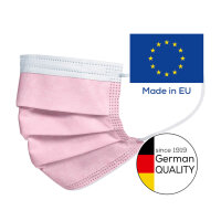 Medical masks, Mouth guard, 3-ply, Beurer, pink, 10/20 pieces