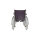 Servomobil steel wheelchair, height adjustable, 45-48cm