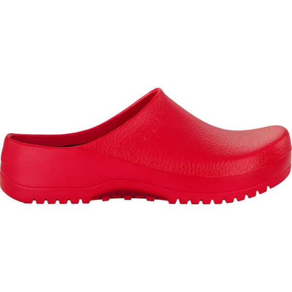 Super Birki, made of polyurethane, by Birkenstock, red, various sizes