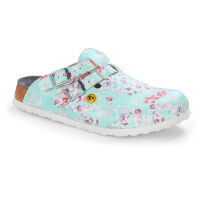 Kay ESD Antistatic, Birkenstock, Narrow, Flowery Meadow Mint, Sizes