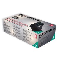 Med-Comfort vitril gloves black, nitrile vinyl mixture,...
