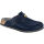 Boston ESD, natural leather, by Birkenstock, Normal, blue, sizes