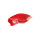 Hot Water Bottle 2L, Screw Cap, 32,5x20,3cm, from LifemedÂ®, red