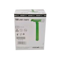 Asid Bonz Disposable Razor, stainless, protective cap,...