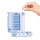 7 days pill box, colored, by LifemedÂ®, 12,8 x 11,2 x 4,2 cm