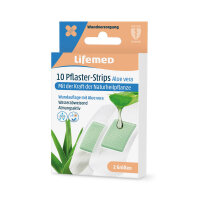Plaster strips Aloe vera, white, from...