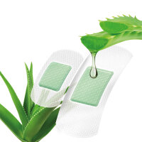 Plaster strips Aloe vera, white, from...