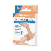 Fingerstrips Flexible, plaster strips, skin colored,...