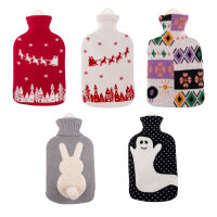 Sänger 2.0 Liter Hot Water Bottle with Cotton Knit...