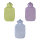 Sänger 2.0 Liter Hot Water Bottle with Classic Fluffy Cover, Pastel