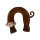 SÃ¤nger Neck Hot Water Bottle, brown "Monkey Monti"
