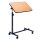 Careline bed table NOVA, height adjust, swivel, 4 wheels, colors