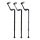 GANYMED® Forearm Walking Aid 120 kg, Clip, with various handles and colors by Ossenberg