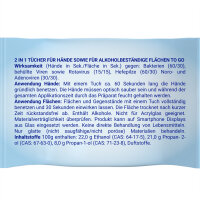 Hartmann SterilliumÂ® 2 in 1 wipes, hand and surface disinfection wipe