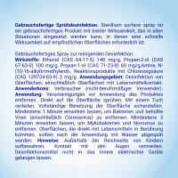Hartmann SterilliumÂ® surface spray, surface disinfection spray