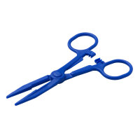 Hartmann Kocher clamp atraumatic, plastic, blue 14 cm...
