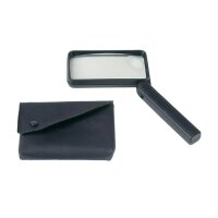 Behrend hand magnifier, 2- / 4-fold magnification, angular or circular