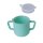 Behrend drinking cup with cover, plastic, 2 handles, different colors