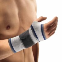 Bort ManuBasic Wrist Support, Silver, Left, XL