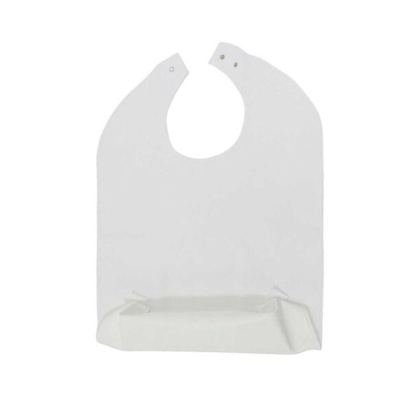 Behrend bibs, terry cloth, coated, collecting bag, washable, 45x75 cm