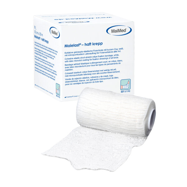 MaiMed Maielast® Elastic Adhesive Bandage, crepe adherent in various sizes