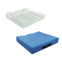 SHP CUBE VISCO Wheelchair and Seat Cushion, blue-black,...