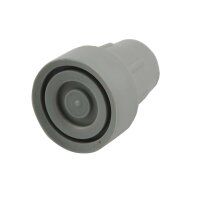 MC24 Crutch Tip, Non-Slip and Abrasion-Resistant, Grey, 16-22 mm