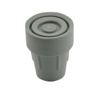 MC24 Crutch Tip, Non-Slip and Abrasion-Resistant, Grey, 16-22 mm