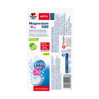 Doppelherz aktiv Magnesium 500 + B12, 15 Effervescent...