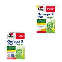 Doppelherz aktiv Omega-3, 1000 vegan in various variants