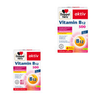 Doppelherz aktiv Vitamin B12, 500 in various quantities