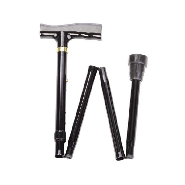 Behrend folding stick, Fritz-handle, alu, adjustable, colors