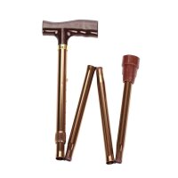 Behrend folding stick, Fritz-handle, alu, adjustable, colors