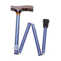 Behrend folding stick, Fritz-handle, alu, adjustable, colors