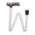 Behrend folding stick, Fritz-handle, alu, adjustable, colors