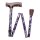 Behrend folding stick, alu, height-adjustable, patterns