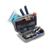 ELITE BAGS diabetics bag DIABETIC-S, gray, elegant