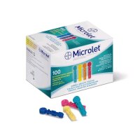 Bayer MICROLET® lancets, colored, soft,...